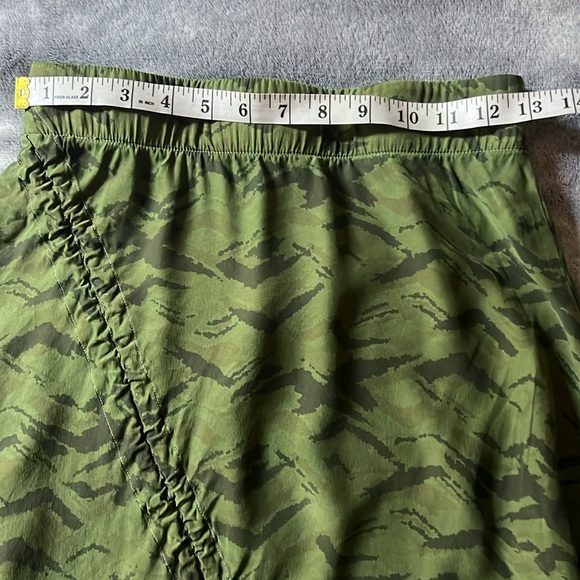 Elaine Kim camo silk drawstring maxi skirt - Picture 7 of 7